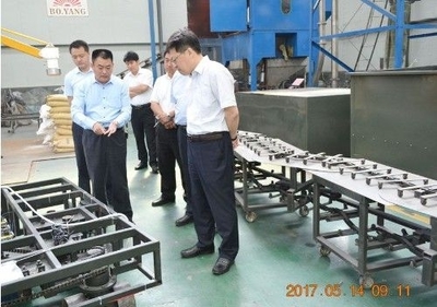 热烈欢迎安丘市委书记莅临我公司视察指导网络技术服务工作